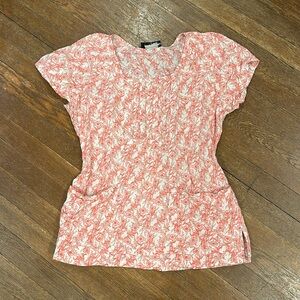 Los Ángeles Rose Medium Women’s Scrub Top